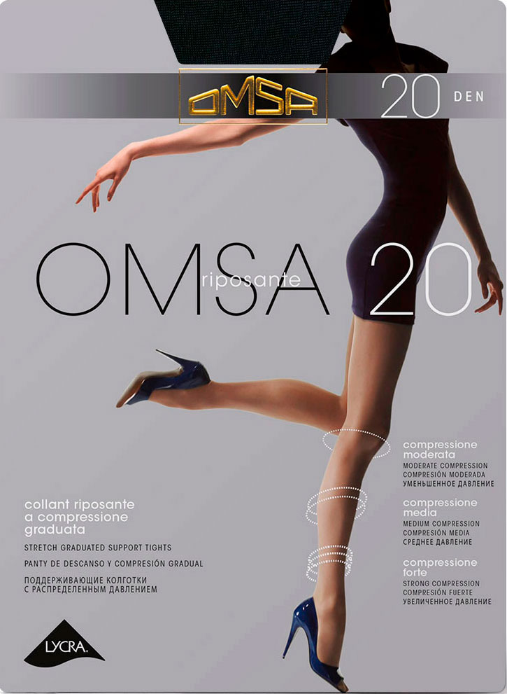 

Колготки Омса 20Д черные р. 5