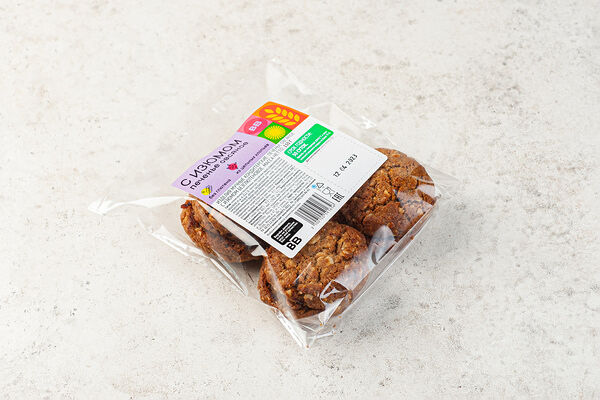 Печенье овсяное с изюмом, безглютеновое