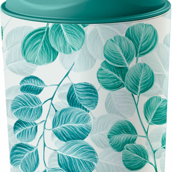 Контейнер для мусора Бытпласт с декором 11.5х11.5х15.3 см 1 л