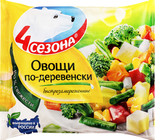 

Овощи 4 Сезона по-деревенски замороженные 400 г