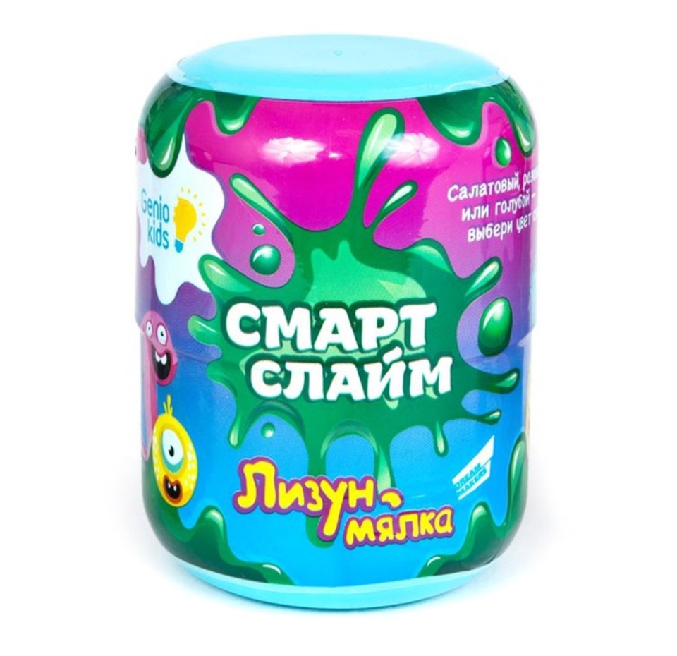

Игрушка Genio Kids лизун-мялка 1 шт. цвет в ассортименте