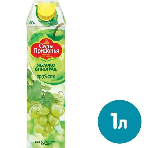 Сок Сады Придонья Яблоко-виноград 1л