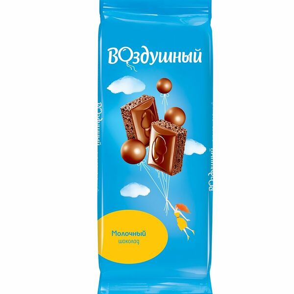 Шоколад молочный Воздушный пористый, 85г
