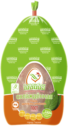 

Тушка цыпленка-бройлера Глазовская птица охлажденная вес