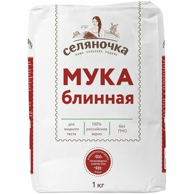 Мука Селяночка Блинная классическая, 1кг