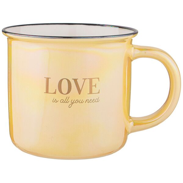 Кружка Lefard Break time, 355 мл, желтый, фарфор