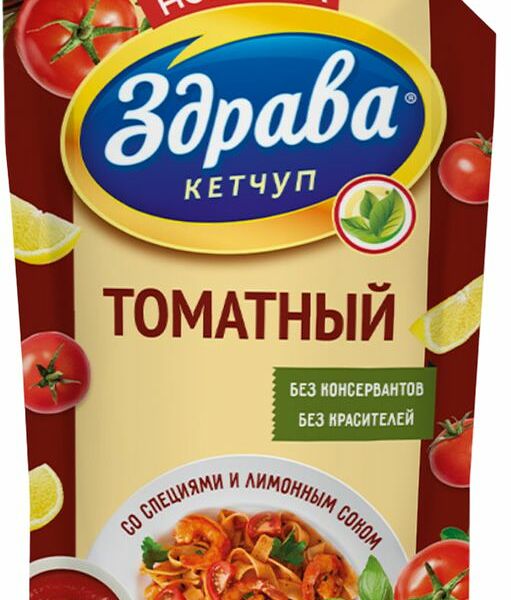Кетчуп Здрава Томатный 350г