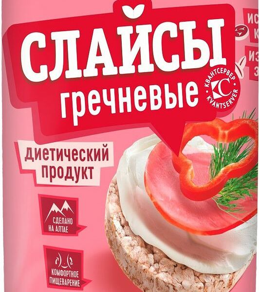 Слайсы Квантсервер гречневые 100 г
