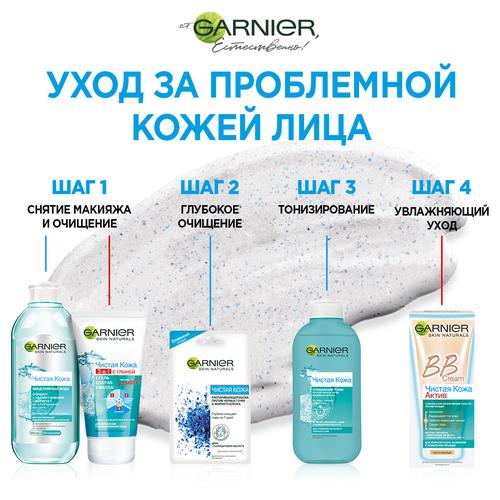

Маска распаривающая для лица Garnier Skin Naturals Чистая кожа 2 х 6 мл