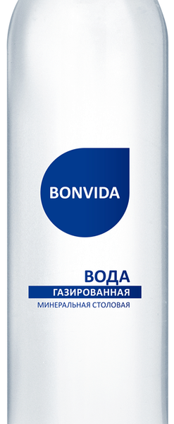 Вода питьевая BONVIDA газированная, 0.5л