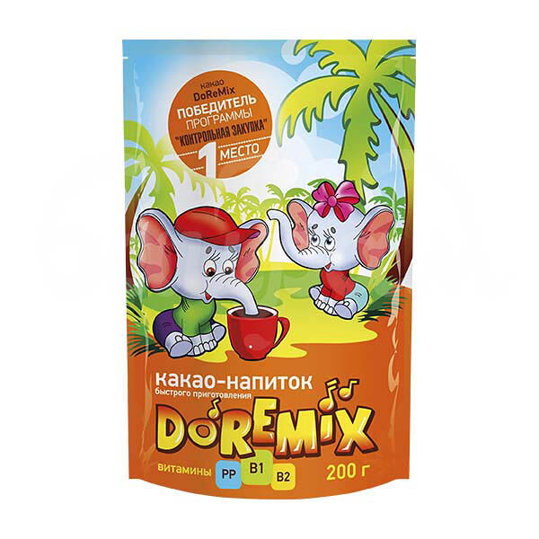Какао-напиток DoReMix 200гр зип пакет