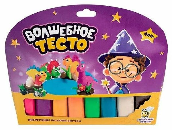 Тесто для лепки Волшебное тесто Семья динозавров