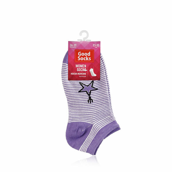 Женские носки Good Socks трикотажные, укороченные, с рисунком SN19/13