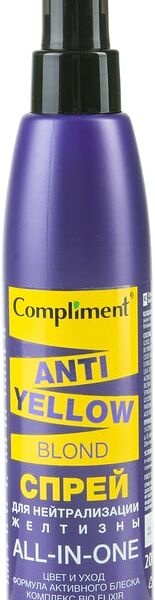 Спрей для волос Compliment Anti-Yellow Blond для нейтрализации желтизны 200мл