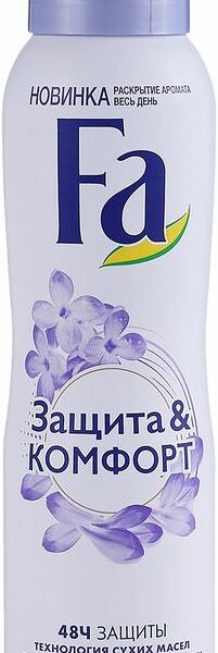 Антиперспирант Fa Защита & Комфорт Аромат Сирени спрей женский