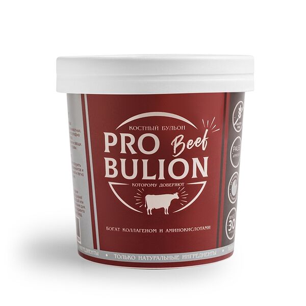 Бульон костный ProBulion говяжий замороженный 300 г