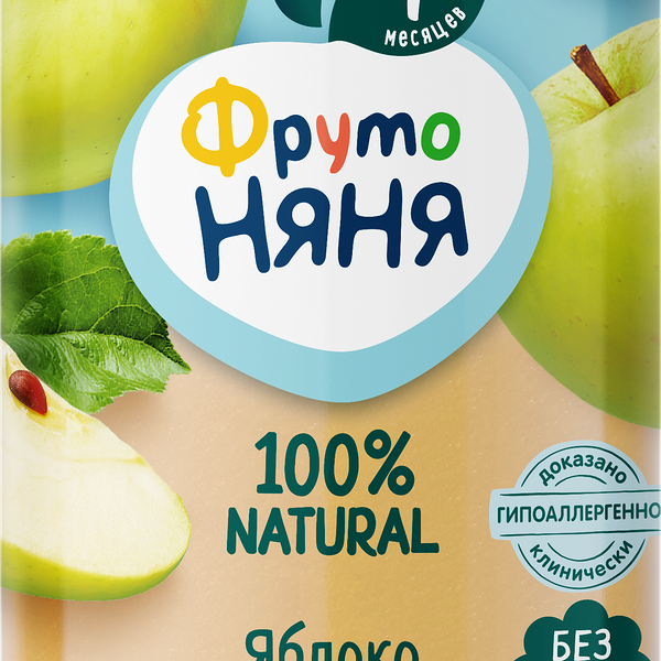 Пюре ФрутоНяня из яблок с 4+