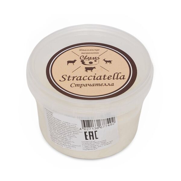 Сыр страчателла сыроварня Чизер, БЗМЖ