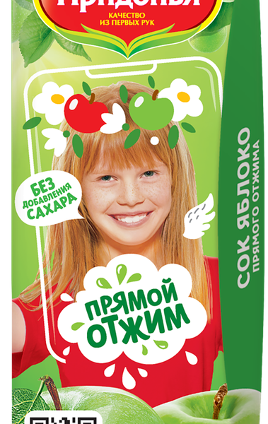 Сок детский Сады придонья Яблоко с 4 месяцев