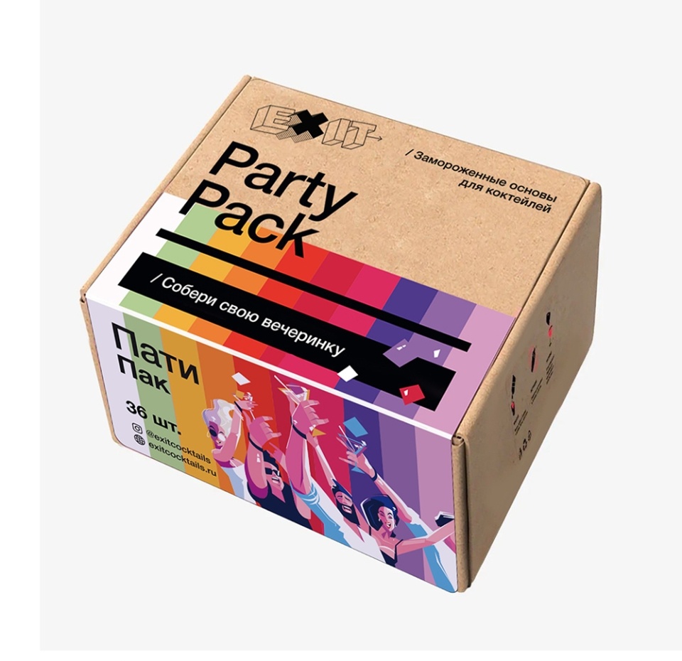 

Фруктовое пюре для коктейлей «Пати Пак», Exit, Россия