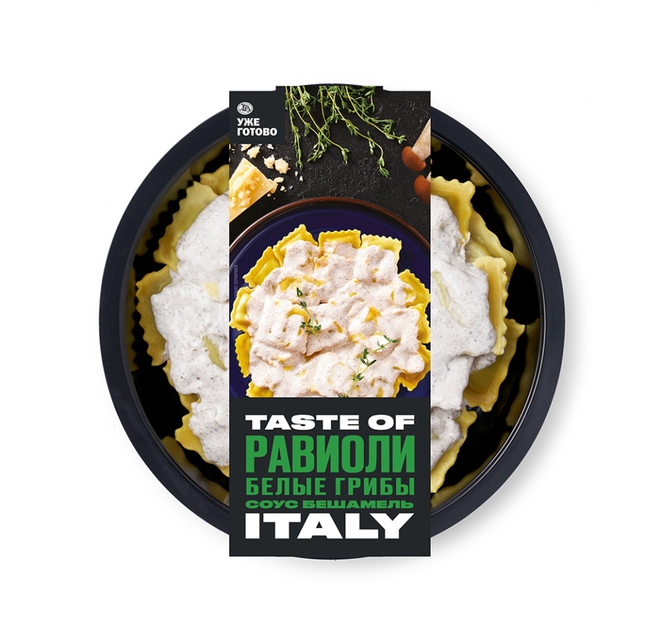 

Равиоли с белыми грибами и соусом с ароматом трюфеля, Taste of, «Уже готово», 250 г