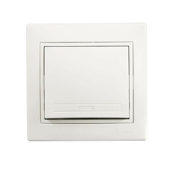 Выключатель Lezard MIRA белый