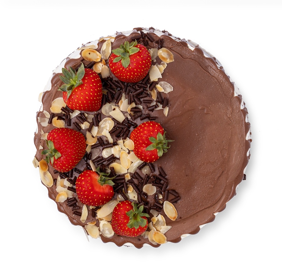 

Торт шоколадный с клубникой Азбука Вкуса, 1390 г