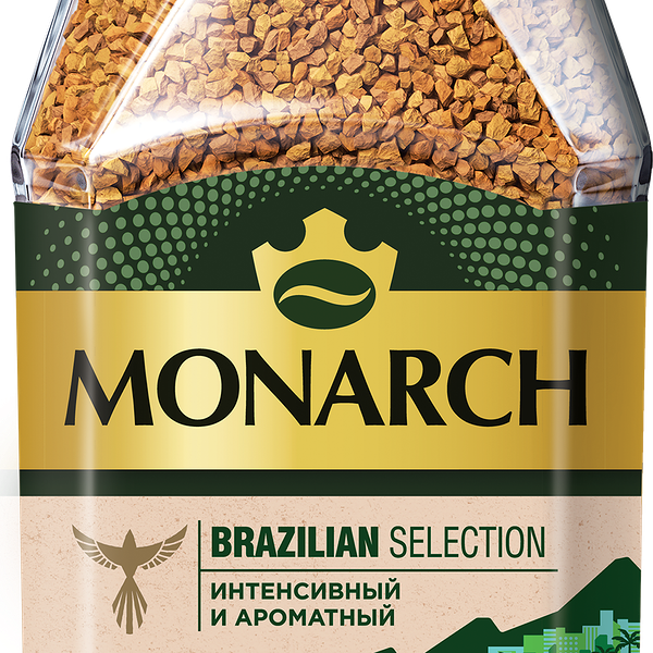 Кофе растворимый Jacobs Brazilian Selection сублимированный, 95г