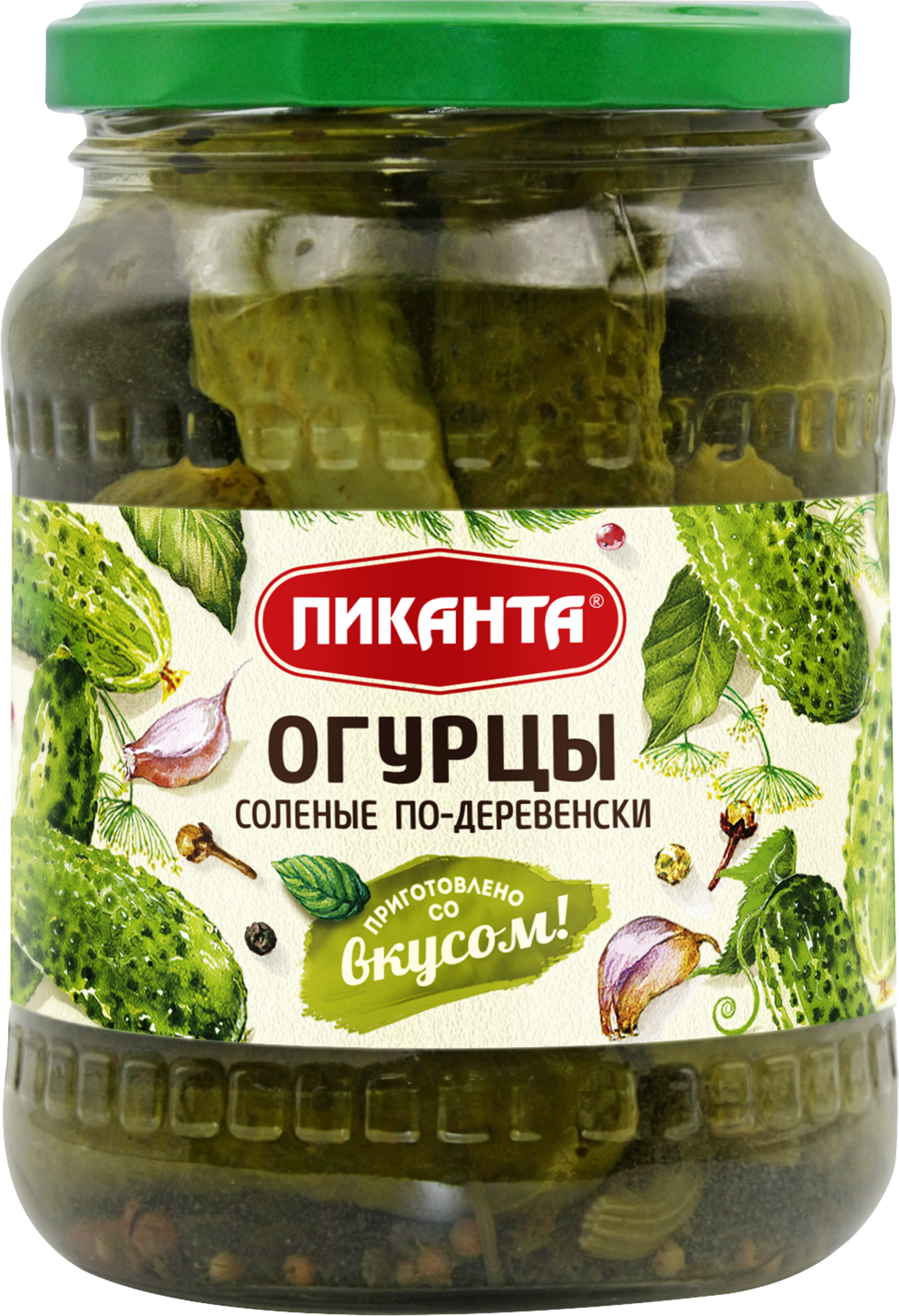 

Огурцы соленые ПИКАНТА По-деревенски