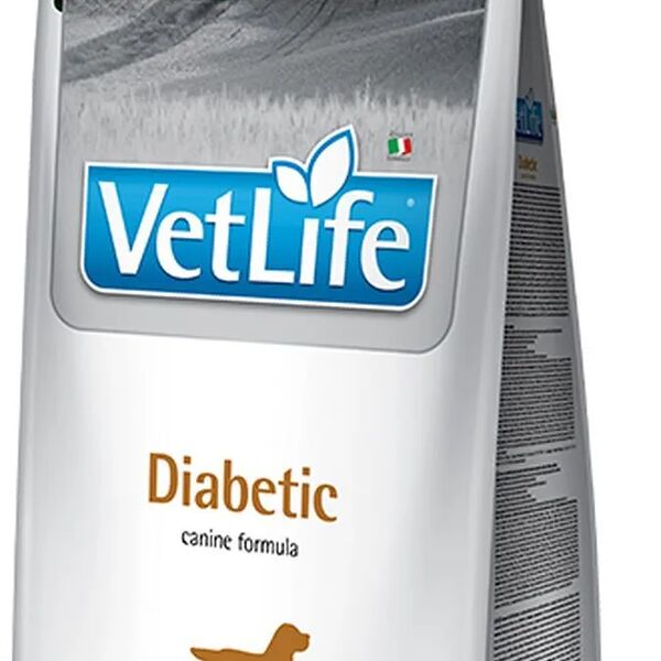 Лечебный корм для собак Vet Life Dog Diabetic при сахарном диабете Диетический