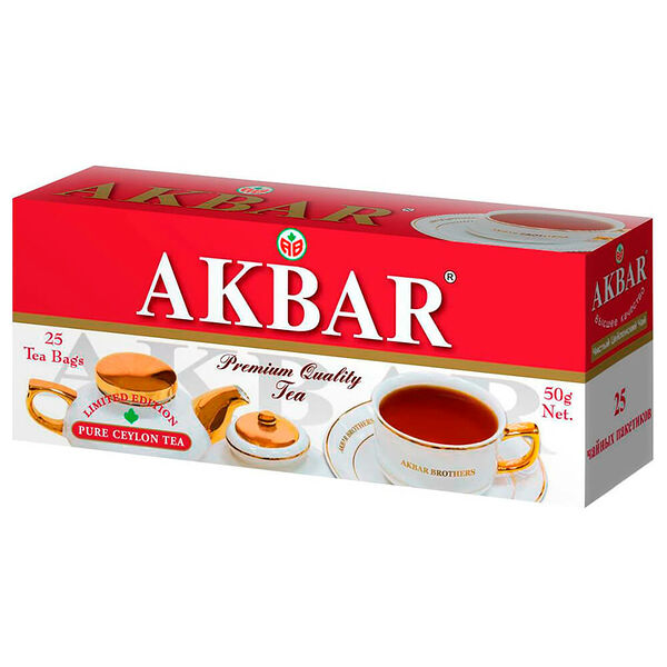 Чай Akbar 25пак черный  цейлон лимитед эдишн
