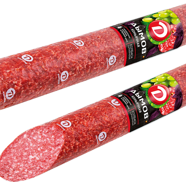 Колбаса ДЫМОВ Коньячная с/к вес 