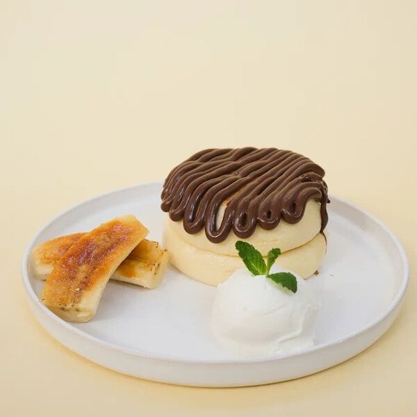 Панкейк Нутелла-банан