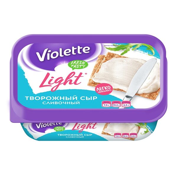 Сыр творожный Violette Сливочный 60%