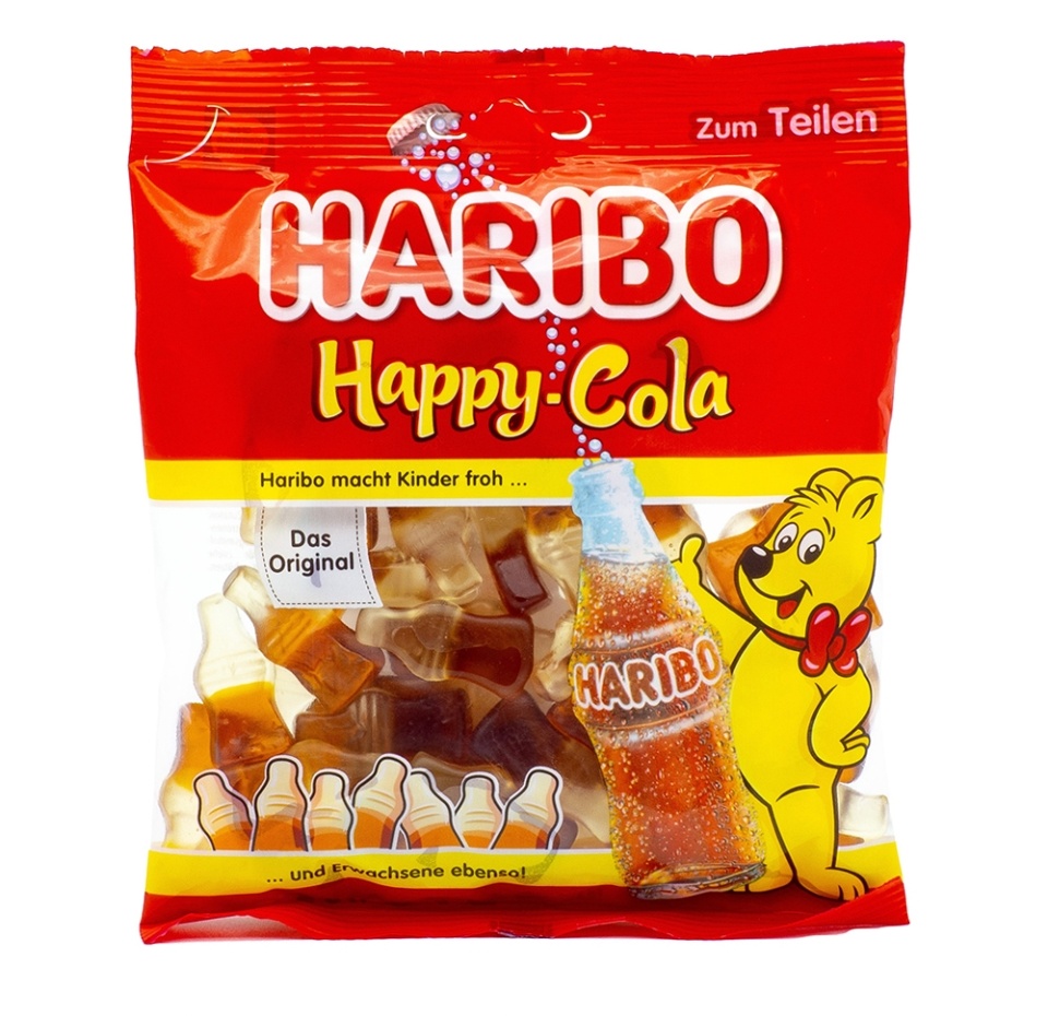 

Жевательный мармелад Haribo Happy Cola, 175 г