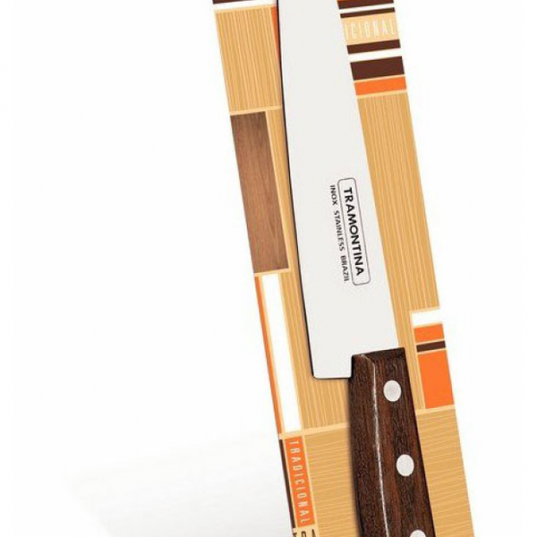 Нож овощной Tramontina Tradicional с деревянной ручкой, 7,5 см