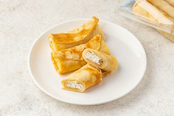 Блины с творогом