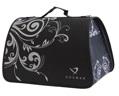 Сумка-переноска Dogman Лира №2 40х25х24 см., Черный