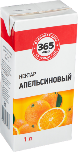 

Нектар 365 Дней апельсин, 1 л