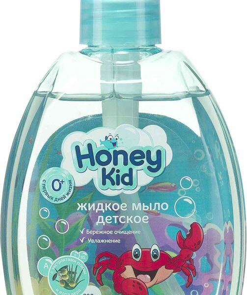 Мыло жидкое Honey Kid с экстрактом оливы и алоэ вера 300мл