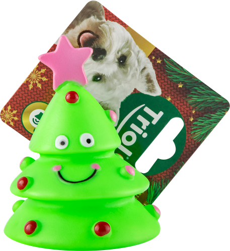 

Игрушка для собак Triol New Year Новогодняя ёлка винил 9 см