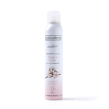 Дезодорант Evoluderm Nuage de Coton с экстрактом хлопка 200мл, Франция