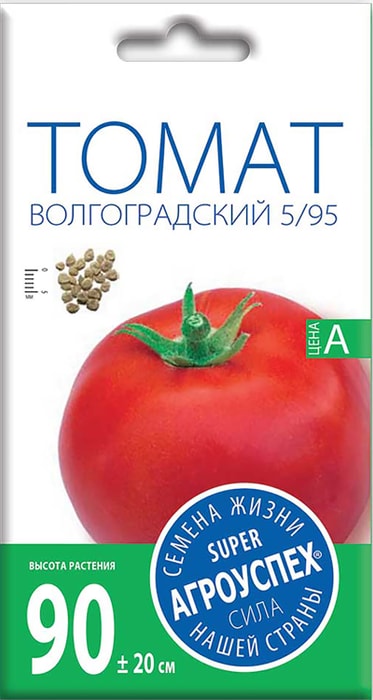 

Семена Агроуспех Томат Волгоградский 5/95 0.3 г