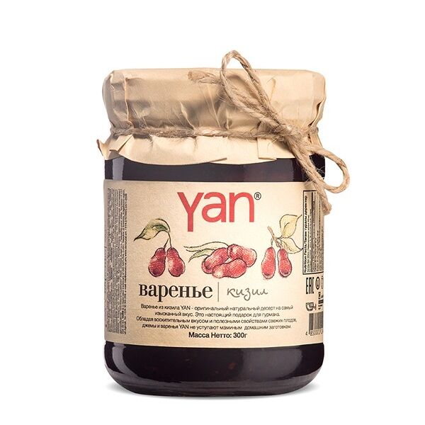 Варенье Yan из кизила 300г