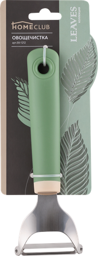 

Овощечистка HOMECLUB Leaves, нержавеющая сталь, пластик