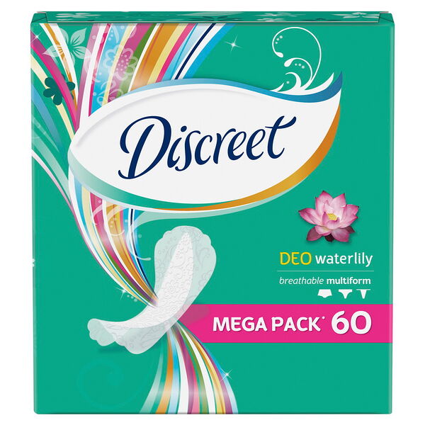 Прокладки гигиенические DISCREET DEO на каждый день 60шт