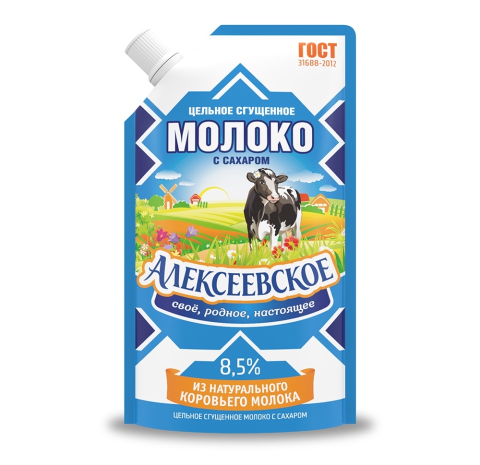 

Молоко сгущенное Алексеевское с сахаром 8.5% 270 г