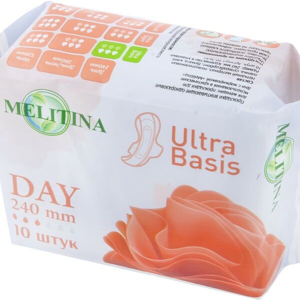 Прокладки Melitina Day 10шт