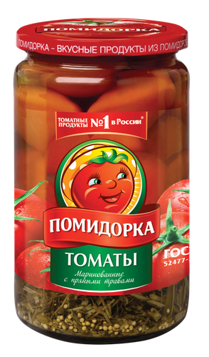 

Томаты черри Помидорка маринованные 680 г