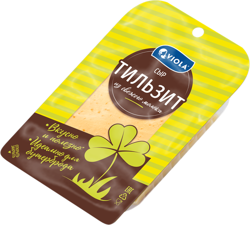 

Сыр Viola Тильзит полутвердый в нарезке 45% 120 г